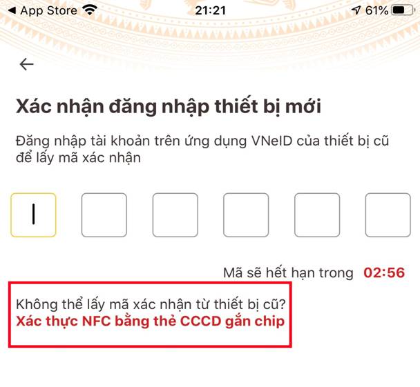 8 bước vào lại tài khoản định danh điện tử trên thiết bị mới